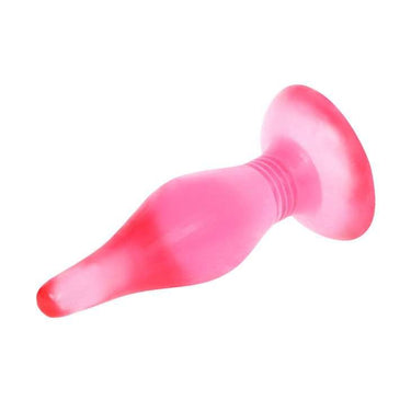 Plug Anale in PVC con Ventosa Viola - Facile Inserimento e Comfort